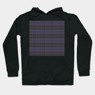 Grunge Aesthetic Daviana 1 Hand Drawn Textured Plaid Pattern Hoodie